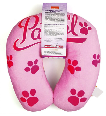 Psi Patrol - Skye Zagłówek poduszka podróżna do fotelika samochodowego