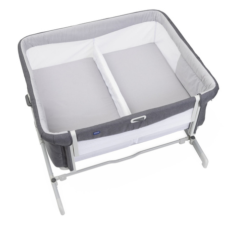 Chicco Next2Me Twins łóżeczko dostawne dla bliźniąt Magnet grey