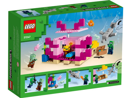 Lego 21247 Minecraft Dom aksolotla
