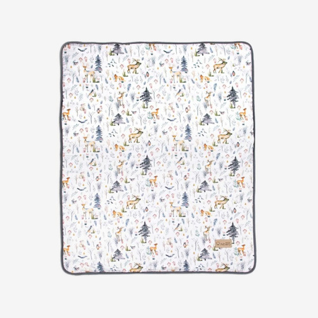 Albero Mio Kocyk pluszowy Skandynawski las F002