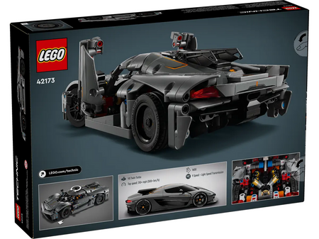 Lego 42173 Technic Szary hipersamochód Koenigsegg Jesko Absolut