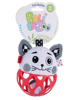 Balibazoo Kot piłka - grzechotka sensory