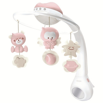 Infantino Muzyczna karuzela 3 w 1 Pudrowy róż