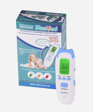 Wielofunkcyjny termometr elektroniczny MesMed MM380 Ewwel