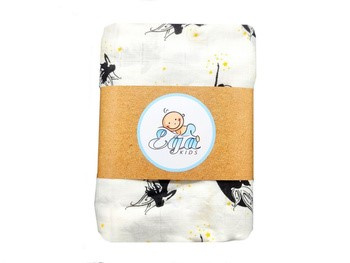 Egakids Pielucha bambusowa druk 120/120 Wróżka