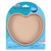 Canpol Babies Silikonowy talerz z przyssawką SERCE Beżowy