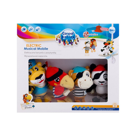 Canpol Babies Karuzela Elektryczna Pluszowa Piraci 12 melodii