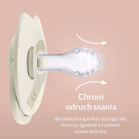 LOVI Smoczek silikonowy dynamiczny Prime 0-6m 1 szt. Pistachio