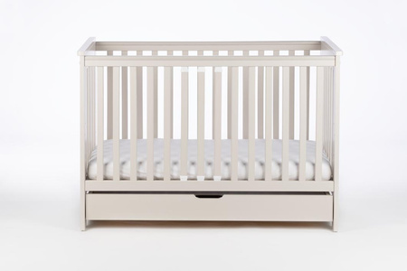 DREWEX Łóżeczko tapczanik EVA Cashmere + szuflada