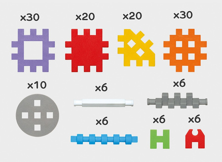 Marioinex klocki Konstruktor 140 Mini Wafle