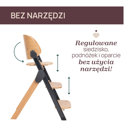 Chicco Krzesełko ewolucyjne Meraviglia Ebony