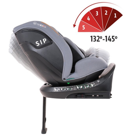 Fotelik samochodowy Coletto Izzy I-SIZE 40-150 cm Grey