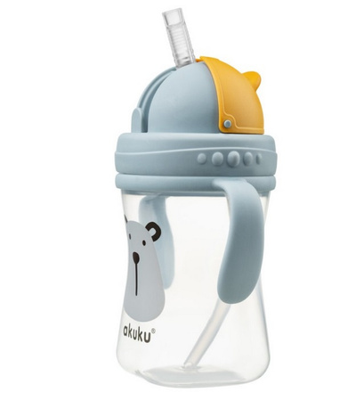 Akuku Bidon z chowaną słomką, Miś