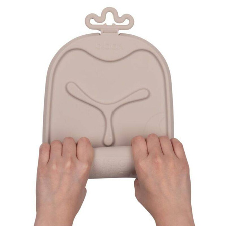 B.Box roll + go Zwijana mata BLW do nauki samodzielnego jedzenia dla dzieci latte