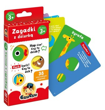 CzuCzu - Zagadki z dziurką dla dzieci 3+