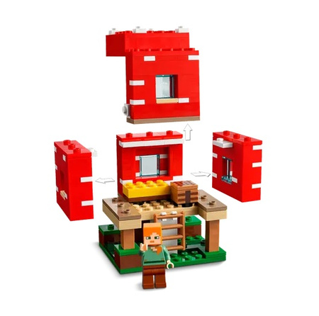 Lego Minecraft 21179 Dom w grzybie