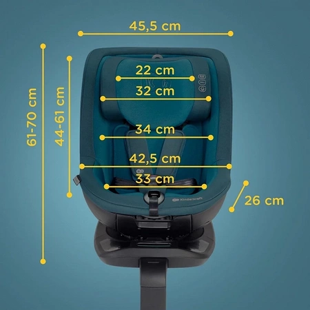 Kinderkraft Fotelik samochodowy I-Guard Pro Harbon Blue/Niebieski