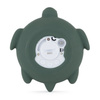 PETITE&MARS Silikonowy termometr cyfrowy do kąpieli Turtle Terry Misty Green