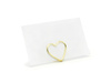 Stojaki na winietki Serca, złoty, 2,5 cm (1 op. / 10 szt.)