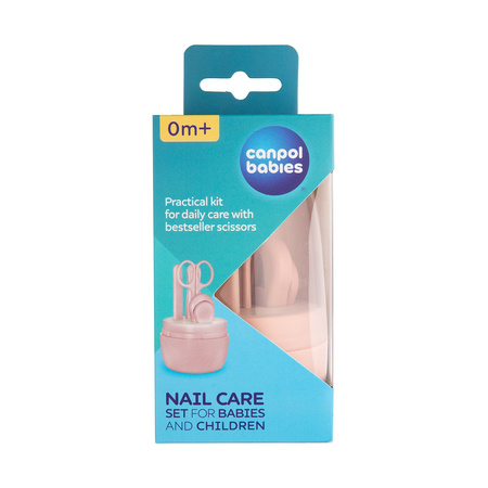 Canpol babies zestaw pielęgnacyjny do paznokci dla niemowląt i dzieci