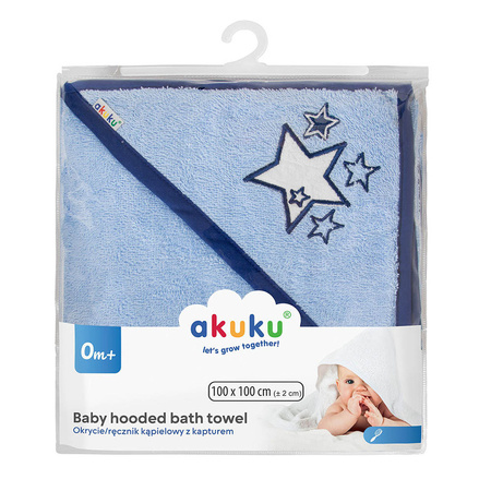 Akuku Ręcznik kąpielowy z kapturkiem