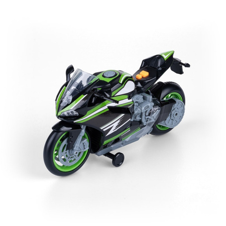 Odjazdowy Motocykl Sportowy Zielony Dumel