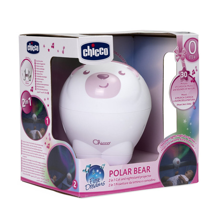 Chicco First Dreams Projektor Miś Polarny Pink
