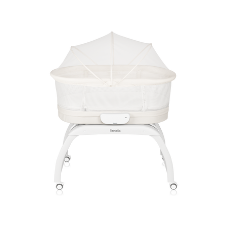 Lionelo Coral - łóżeczko, kołyska z funkcją wagi White