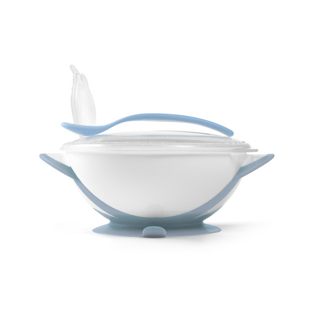 Babyono Miseczka dla dzieci i niemowląt z przyssawką i łyżeczką