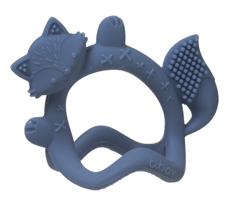 B.Box Gryzak sensoryczny lisek, błękit 3m+