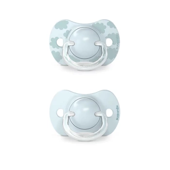 Suavinex Smoczek fizjologiczny SX Pro silikonowy 2szt. 0-6m Niebieski