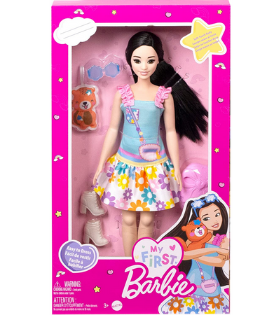 Mattel Barbie Moja Pierwsza Lalka Renee + lisek HLL22