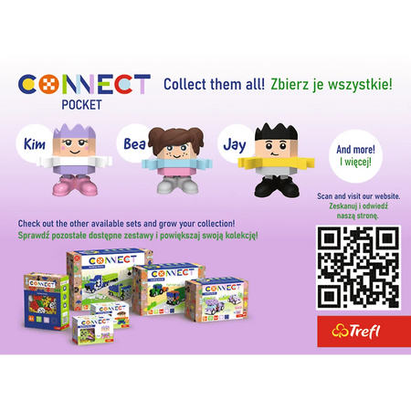 Zestaw klocków Connect Pocket Girl: Zoe