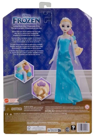 Mattel Frozen Kraina Lodu Lalka Elsa i akcesoria do stylizacji włosów