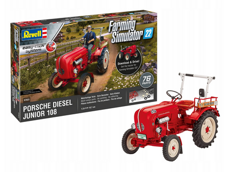 Revell 07823 Ciągnik Porsche Junior 108 Farming Simulator model w skali 1:24