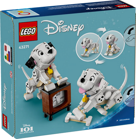 Lego 43271 Disney 101 dalmatyńczyków - Szczeniaczki Szczęściarz i Penny