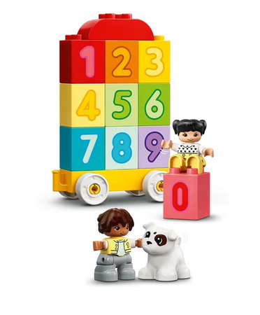 Pociąg z cyferkami - nauka liczenia Lego Duplo 10954