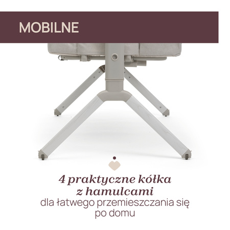 Chicco Next2Me Armonia 2w1 Motherpearl łóżeczko dostawne