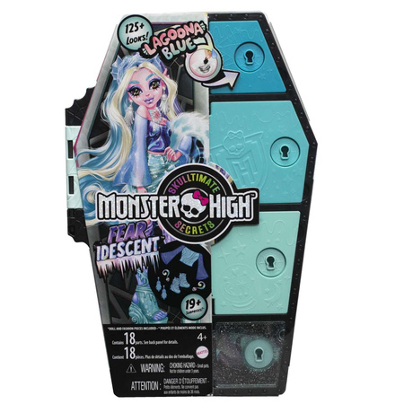 Monster High Straszysekrety Seria 2 Błyszcząca Lagoona Blue Lalka 