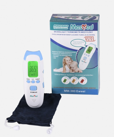 Wielofunkcyjny termometr elektroniczny MesMed MM380 Ewwel