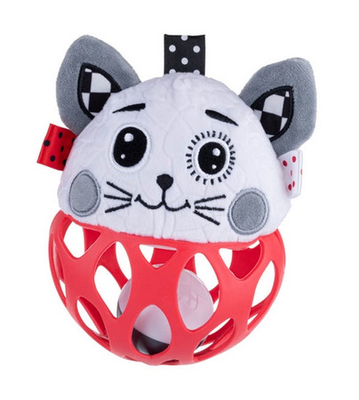 Balibazoo Kot piłka - grzechotka sensory