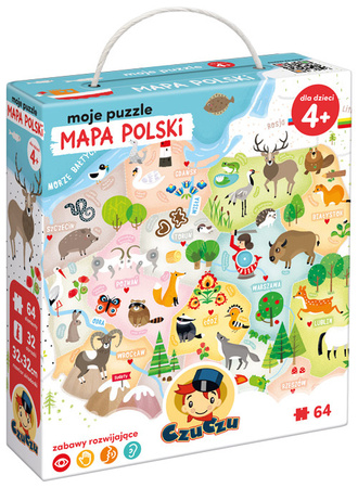 CzuCzu Moje Puzzle Mapa Polski