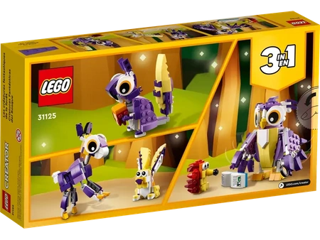 Lego Creator 3 w 1 Fantastyczne leśne stworzenia 31125