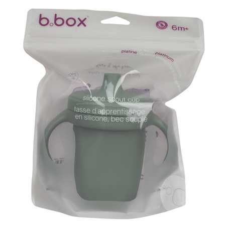 B.box Silikonowy kubek z ustnikiem Sage