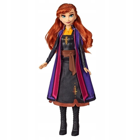 Hasbro Frozen II Lalka Anna, podświetlana suknia E7001