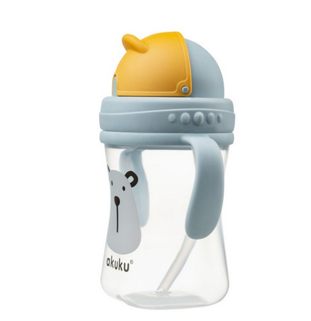 Akuku Bidon z chowaną słomką, Miś