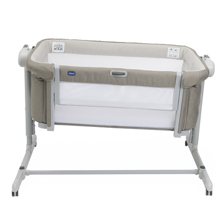 Chicco Next2Me Magic EVO łóżeczko dostawne, Desert Taupe + prześcieradła