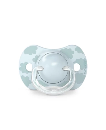 Suavinex Smoczek fizjologiczny SX Pro silikonowy 2szt. 0-6m Niebieski