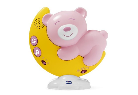 Projektorem z baldachimem 3 w 1 Next2Moon Chicco (różowy)