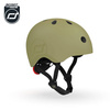 SCOOTANDRIDE Kask S - M dla dzieci 3+ Olive